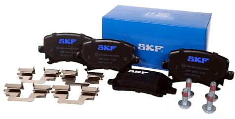 SKF Scheibenbremse Bremsbelag mit Zubehör VKBP 90014-4er Set - Position Hinterachse Höhe 77 mm Länge 170 mm Breite 81 mm Dicke 17,2 mm - OE Qualität