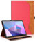 Custodia per Lenovo Tab P11 Pro (2nd Gen) 11.2'' TB132/TB138 2022 Pelle PU Tablet Case, Funzione Supporto Pieghevole Flip Cover Protettiva con Tasca, Auto Sveglia/Sonno, Rosso Rosa