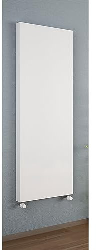 1800mm (H) x 400mm (W) - White Vertical Flat - Type 20 - Radiator (Madrid) - Double Panel - (1.8m x 0.4m) - Depth 72.5mm