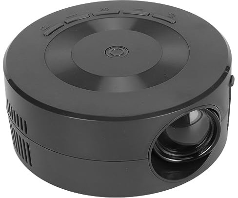 Mini Proyector LED, Proyector de Teléfono Portátil, Proyector de Video de Cine en Casa 1080P con la Misma Función de Pantalla, Compatible con AUX, USB, iOS, Android, Control Remoto