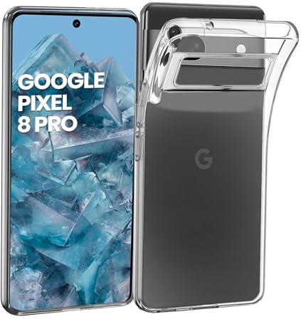For Google Pixel 8 Pro Case Clear Gel Silicone Shockproof