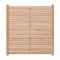 Endorphin® Holzzaun aus Lärche [180 x 180cm] | 3x Zaunelement & 4x Holz-Pfosten | Gartenzaun Holz inkl. Schrauben und Winkel | Sichtschutz Garten mit Rhombus-Technik | Lamellenzaun aus Lärchenholz