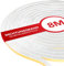 XEEINC 8m Joint Brosse Porte Coulissante, 9mm(B) x 15mm(D) Joint Brosse Adhésif, Joint Porte Fenetre Isolation Joint de Porte Entree Isolant Froid, Lsolation Phonique - Blanc