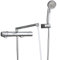 HomeLava Badewannenarmatur Thermostat mit Handbrause, Mischbatterie Duscharmatur Thermostat mit 38 °C Sicherheitstaste Wannenarmatur Dusche Set für Dusche und Badewanne, Chrom