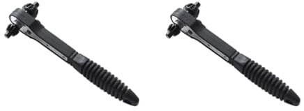 2 in 1 Drill Chuck Key Wrench Quick Ratchet Wrenches Two End Dual-use Key Chuck Drill Ratchet Spanner Wrench Black 2 in 1 Drill Chuck Ratchet Spanner