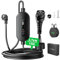 EVJUICION Ladekabel Elektroauto Typ 2 Schuko 3,68kW[1-phasig, 15m, 16A, IP67], EV Chargers mit Anzeigeleuchte, EV Ladegerät für ID.3/4, X1, 5ER, Model Y/3, und Anderen EV(Strom Nicht einstellbar)
