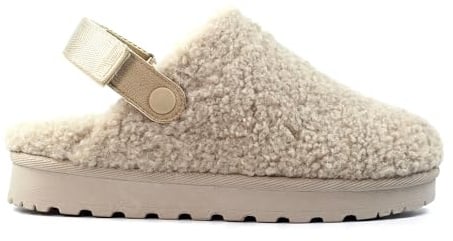 Lunar Ladies Naples Beige Slipper