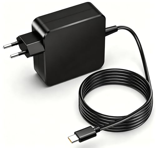 Caricatore USB-C 65W per notebook 20V 3,25A con cavo di ricarica da 2 metri | per Macbook Pro/Air,Lenovo Thinkpad, HP, Asus, Acer, Huawei Matebook, Xiaomi Air, Samsung Caricabatterie