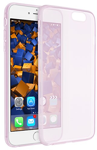 mumbi Hülle kompatibel mit iPhone 6 Plus / 6S Plus Handy Case Handyhülle dünn, transparent rosa