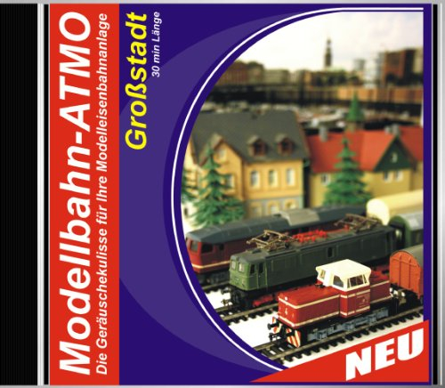 Unbekannt CD Modellbahn-Atmo / Die Geräuschekulisse für Ihre Modelleisenbahnanlage (Bahnhof-Großstadt) - HO - Modellbahn-Zubehör - Soundeffekte - Bahnhof-Großstadt