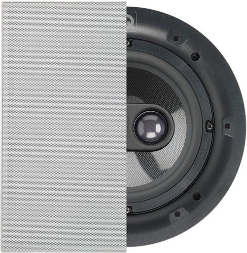 Q ACOUSTICS QI 65SP - Altavoz estéreo de 6.5 Pulgadas ST Performance con Rejilla Cuadrada única, Color Blanco