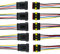 E Support™ 5 X Connecteur Electrique Etanche Prise 4 Pin Kit avec Fil AWG pour Voiture Connecteur auto c?bler