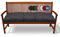 Beautissu Bankauflage Flair BK - Sitzkissen für Gartenbank - Polster Auflage Outdoor - Bankpolster Auflage für Sitzbank & Hollywoodschaukel - ca. 150x50x10 cm - Graphitgrau