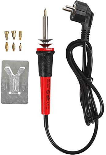 Brandmalkolben, Größe 19x3 cm, Rot, Schwarz, EU-Stecker, 1Stck