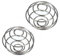 Sitrda 2Pcs Stainless Steel Spring Wire Mixing Mixer Ball for Shaker Drink Bottle Cup