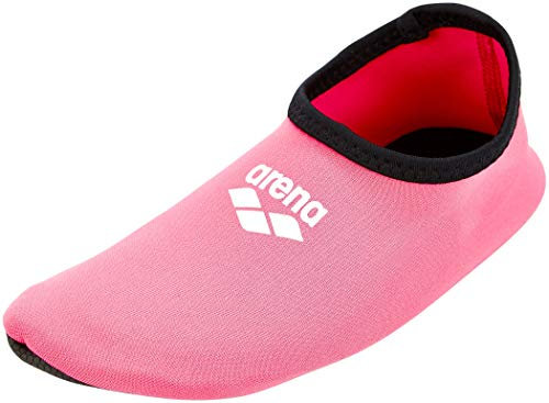 arena Pool Grip Socks Jr Chaussettes Mixte Enfant, Rose (Fuchsia), 30/31