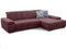 Cavadore Schlafsofa Mistrel mit XL-Longchair, Ecksofa mit leichter Fleckentfernung dank Soft Clean, geeignet für Haushalte mit Kindern, Haustieren, 273 x 77 x 173, rot