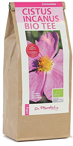 Dr. Pandalis - Cistus Incanus Bio Tee - Zistrosen Tee, Apothekenqualität (250g)