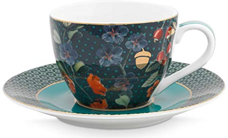 Pip Studio Winter Wonderland Overall Dark Blue Tasse m Untere