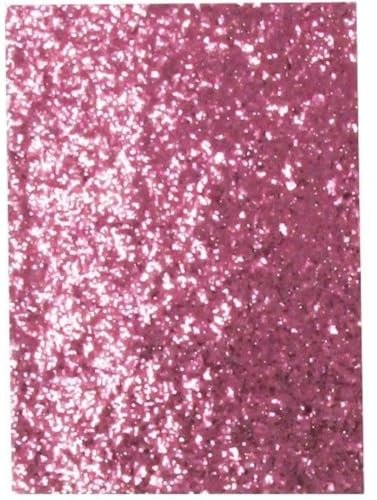 MÉGACRÉA Coupon de Tissu Pailleté A5 Glitter Rose