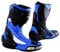 Stivale Moto Scarpa Calzatura Pelle Race Racing Sport Pista Tecnico Blu 46