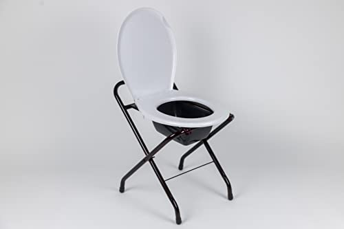 UZMAN- Portable Camping Toilette Klapptoilette WC Reise/Zelten Mobile Outdoor Toiletten Campingtoilette