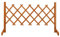 Festnight Scherengitter Ausziehbar Rankgitter Holz Garten-Rankzaun Orange Sichtschutz Terrasse Sichtschutz Zaun Holz 120x60 cm Massivholz Tanne
