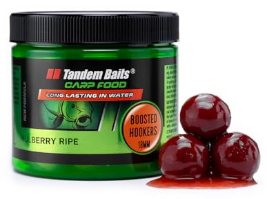 Tandem Baits Karpfen Futter Angelfutter Hakenköder Carp Food Boosted Hookers 18 mm 300 g Reife Maulbeere