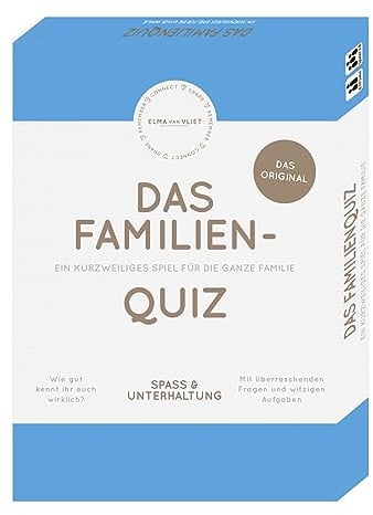 Erzähl mal! Das Familienquiz: Das Original. | Fragespiel für die ganze Familie, für 3-8 Spieler | Unterhaltsames Quizspiel für Familienfeiern (Elma van Vliet Quizze & Fragespiele)