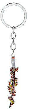 1 x Demon Slayer Anime Nichirin Schwert Schlüsselanhänger niedlich Anime periphere Cos, stil 1, Einheitsgröße
