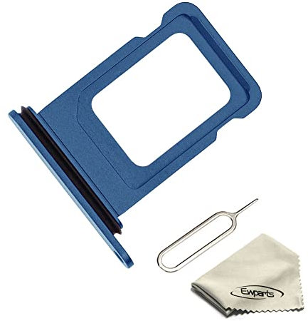 Replacement Sim Card Tray for iPhone 13 Sim Card Tray Holder Slot (Blue)