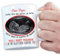 Mug échographie fête des pères - Personnalisable - Cadeau original - Céramique 330mL