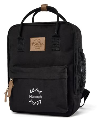 your surprise Beagles Originals Rucksack personalisiert mit Name (Schwarz)
