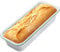 webake Molde esmaltado para pan, molde rectangular para tartas, pan tostado, 32 x 13 x 7 cm