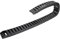 QUARKZMAN 15 x 40mm Câble Faites glisser Chaîne x 1 Pièce Plastique Câble Fil pour Imprimante 3D, [Noir]