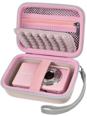 Grapsa Digital Camera Case Compatible with Digital Camera FHD 1080P, Pink