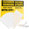 Emitever Picture Hanging Strips 40 Pairs (80 Strips), Double Side Hook Loop Mounting Tapes Adhesive Strips, Damage Free Hanging - for Pictures, Frames, Mirrors, Wall Decor and Signs(Medium)