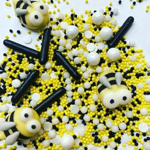 Purple Cupcakes Sprinkles Mix - THE BEES KNEES - Cake and Cupcake Sprinkles for Birthdays, Weddings and all occassions