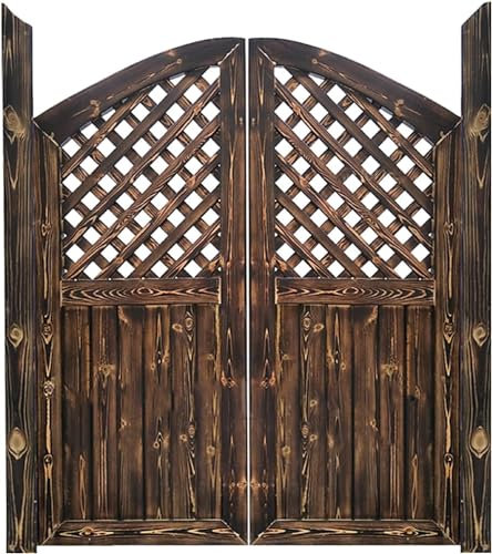 SSLW Hölzerne Cowboy-Bar-Saloon-Tür, Scharnier-Schwenktür, Café, Bar, Pub, Gartenzaun, Tor, Außentrennwand, Dekoration, Edelstahlscharnier