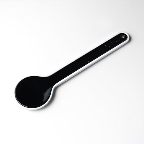 Trebonn IN Nest & Serve Salatbesteck aus Melamin Praktisch und platzsparend Maße: 27.5 x 7.5 x 0.8 cm (Black/White)