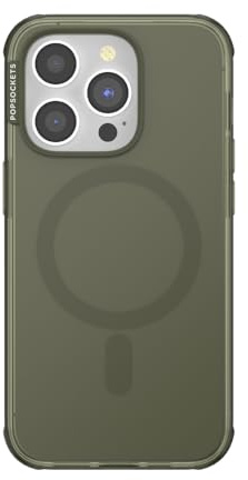 PopSockets iPhone 14 Pro Hülle mit MagSafe, Handyhülle für iPhone 14 Pro, Grip separat erhältlich, kabellos aufladbar - Fatigue