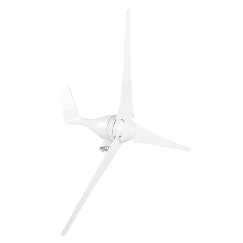 Kit de Generador de Turbina Eólica, Kit de Generador de Turbina Eólica Kit de Generador de Viento Pequeño 1200W 3 Palas Piezas Eléctricas para Carga Doméstica Marina para