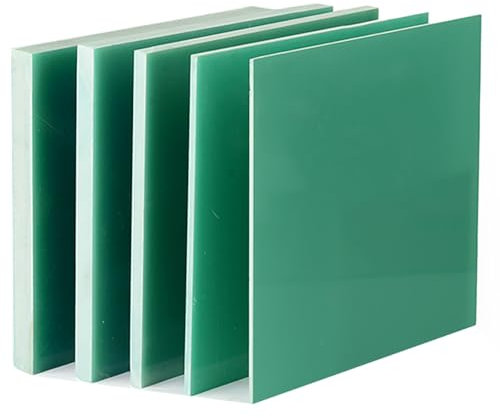 COYOUCO 2 Plaque FR4 en Fibre de Verre Résine Époxy 3024 Plaque Isolante G10 pour Bricolage PCB Réparation Prototypage,100 * 100 * 5mm