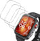 Holilo 4 Piezas Protector de Pantalla para Huawei Watch Fit 4 Pro, 9H Dureza HD Película Cristal Templado Anti-Arañazos Sin Burbujas Película Protectora de Cobertura