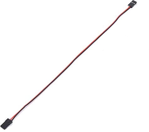 Respicefinem 10pcs 300mm JR Male to Male Servo Extension Lead Wire Cable Ideal for RC Car Airplane and Helicopter With Lithium Battery Balance Charger Plug Good Coating Adhesion