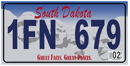 OPO 10 USA Autokennzeichen - Metallreplik 30x15 cm: South Dakota (C11)