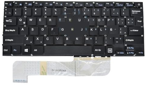 SONGOZD Laptop-Teile Laptop-Tastatur für Teclado, Exo, Smart, E19, E24, E25, C19, C25, L33, L37, M33, M37, C (Artikelnummer 7796)(LA Latin)
