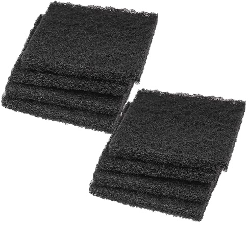 vhbw 8x Aktivkohlefilter Ersatz für Naber 8011178 für Mülleimer | Abfalleimer - 9,5 x 9,5 x 1 cm