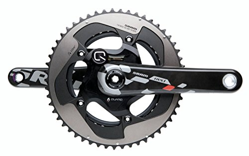 Sram Quarq Red Power Meter 50-34T GXP Crank Set - Silver, 17.5 cm