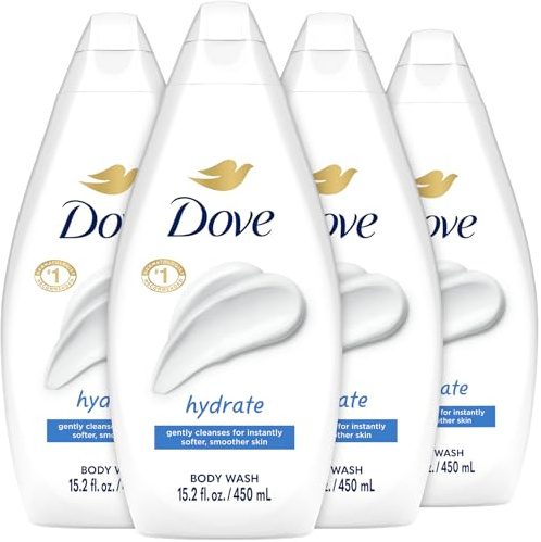 Dove Body Wash, Deep Moisture 22 oz, Pack of 4 by Dove